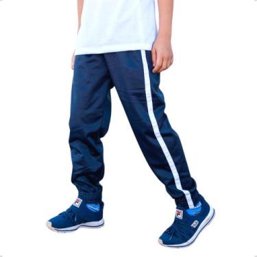 Imagem de Calça Jogger Infantil Helanca Elástico na barra  424 - BEN20A, 10, Azu