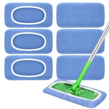 Imagem de Esfregões reutilizáveis LOVECO compatíveis com Swiffer Sweeper Mop