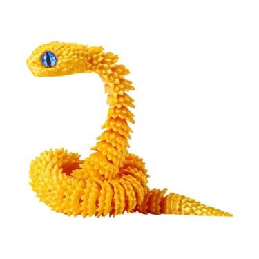 Imagem de Brinquedo De Cobra Flexível Impresso Em 3D De 30cm Com Juntas Móveis, 