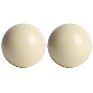 Imagem de 2 peças de bolas brancas de bilhar, bola de sinuca branca de substituição, bola de sinuca, bola branca para treinamento, bolas de bilhar, padrão de 5,72 cm, acessórios de mesa de bilhar