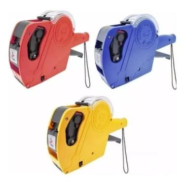 Imagem de Etiquetadora Manual de Preços, 8 Dígitos, Plástico, 22 x 13 x 4,5 cm, com Refil e Etiquetas, para Supermercados, Quitandas, Lojas, Farmácias