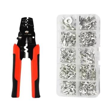 Imagem de Kit De Terminais Crimpados De 320 Peças Conector Elétrico UO Terminaçã