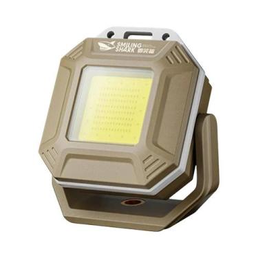 Imagem de Lanterna De Trabalho LED COB Recarregável Com Base Magnética À Prova d