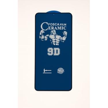 Imagem de Película de Ceramica Fosca Privacidade 9d Protetor de Tela anti-riscos queda Compatível com Moto G35