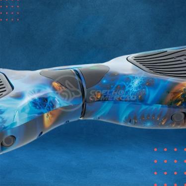 Imagem de Hoverboard Infantil Skate Elétrico Led Azul Oceano