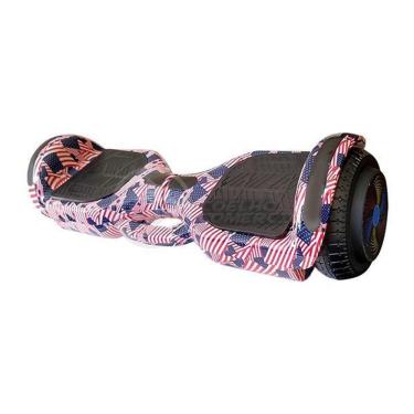 Imagem de Hoverboard Esporte Skate Elétrico Adesivo America - Usa Nº3