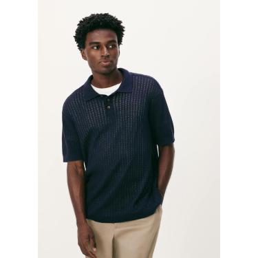 Imagem de Camisa Polo Masculina Em Tricô Texturizado-Masculino