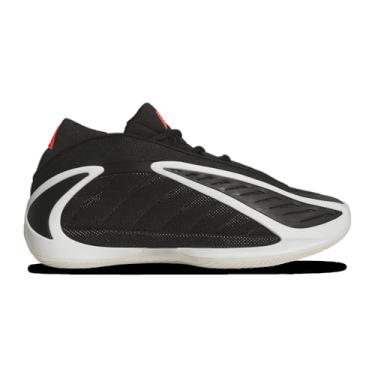 Imagem de adidas Anthony Edwards 1 Tênis de basquete masculino cano baixo, Preto/Zero Metálico/Vermelho lúcido, 41