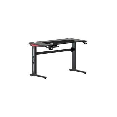 Imagem de Mesa Gamer RGB Rise Mode, Desk 07, Suporte para Copos, Suporte para Headset, Preto - RM-TB-07-BK