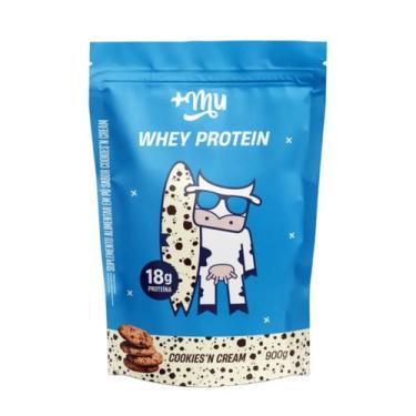 Imagem de Whey Protein Concentrado Sabor Cookies e Cream 900g Mais Mu