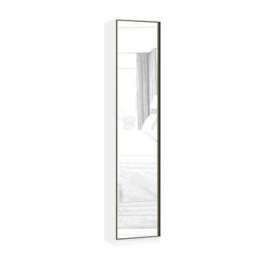 Imagem de Guarda Roupa Sapateira 1 Porta 50cm Com Espelho  Luciane Móveis