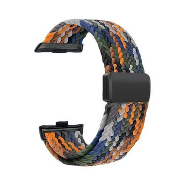Imagem de Pulseira Magnética Elástica Trançada Para Xiaomi Mi Band 9Pro 8pro Red