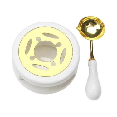 Imagem de Conjunto De Derretimento De Cera De Madeira Com Colher E Aquecedor De 