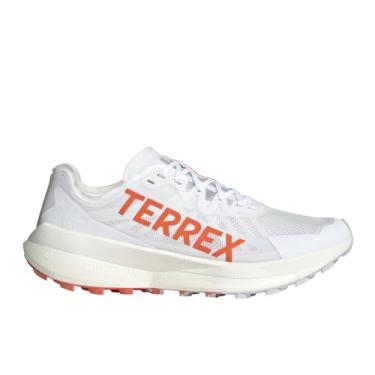 Imagem de adidas Tênis de corrida masculino Terrex Agravic Speed Trail, Cinza traço/laranja impacto/branco, 39