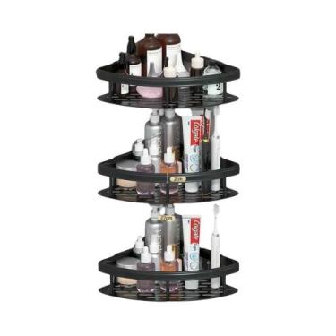 Imagem de Prateleira Retangular De Parede Para Banheiro, Sem Furos, Suporte Para