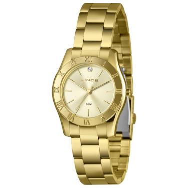 Imagem de Relógio Lince Feminino Ref: Lrg4829l36 C1kx Fashion Dourado