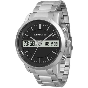 Imagem de Relógio Lince Masculino Ref: Mam4489l P1sx Anadigi Prateado