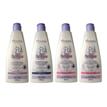 Imagem de Kit Arvensis Cachinho Shampoo + Condicionador + 2 Ativador Ondulados