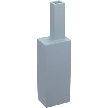 Imagem de Vaso Decorativo Enfeite Casa Aparador Caixa Home&co Resina 30x8x6cm Cinza