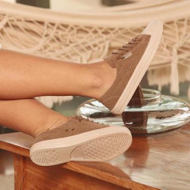 Imagem de Tênis Casual Feminino Zoccolette Marrom Estonado, 37, Marrom