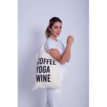 Imagem de KIT 2 Sacolas Ecobag COFFE, YOGA. + POSITIVE