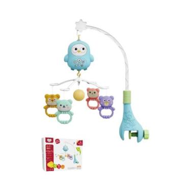 Imagem de Móbile Para Berço De Bebê Recém-Nascido Com Projetor, Luz Noturna, Con