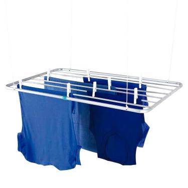 Imagem de Varal De Teto Em Alumínio Suspenso 90x56 Mor