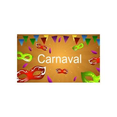 Imagem de Painel De Tecido Sublimado Carnaval mascaras e bandeirinhas 001 - Fabr