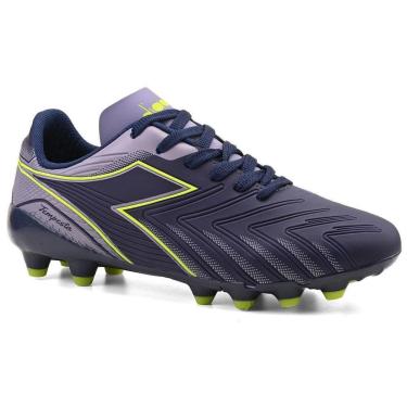 Imagem de Chuteira Unissex Diadora Tempesta Campo Marinho e Cinza-Unissex