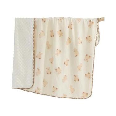 Imagem de Manta De Algodão Muslin Macia E Respirável Para Bebês Meninos E Menina