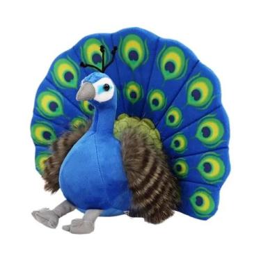 Imagem de Brinquedos De Pelúcia Educativos De Simulação De Animais: Papagaios, T