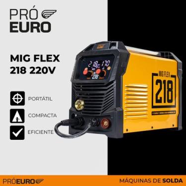 Imagem de Máquina de Solda Multiprocesso MIG Flex 218A 220V - PRO EURO, U, UNICA