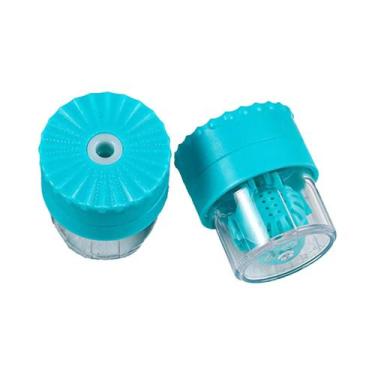 Imagem de Estojo Portátil Giratório Para Limpeza De Lentes De Contato, Suporte D