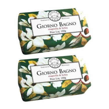 Imagem de KIT C/2 Sabonete Magnólia e Lichia 180g Giorno Bagno