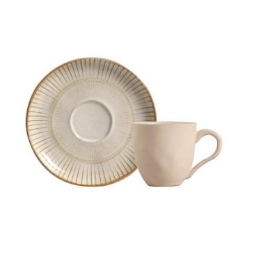 Imagem de Conjunto com 6 Xícaras De Café com 6 Pires Bio Mirage - Porto Brasil C