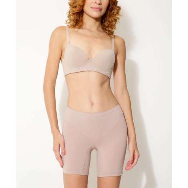 Imagem de Bermuda Feminina Modeladora Super Conforto Plié-75563 - PLIE, Bege, G