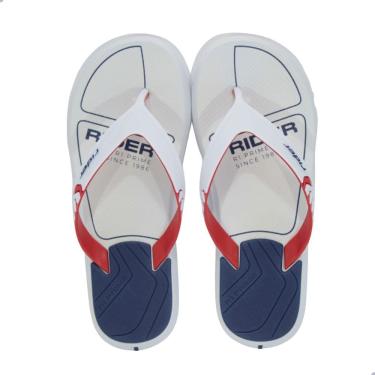 Imagem de Chinelo Rider R1 Prime Easy Branco/vermelho/Azul