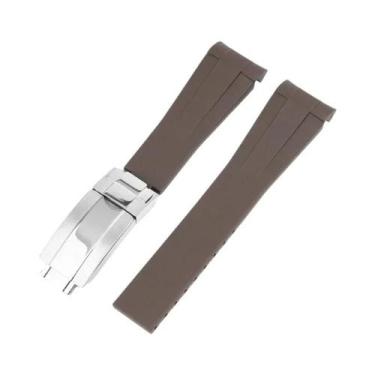 Imagem de Pulseira De Borracha À Prova d'Água De 20mm Para Rolex Série Ghost Day