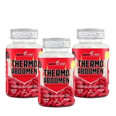 Imagem de Kit 3 - Thermo Abdomen - 120 tabletes - BodyAction-Unissex