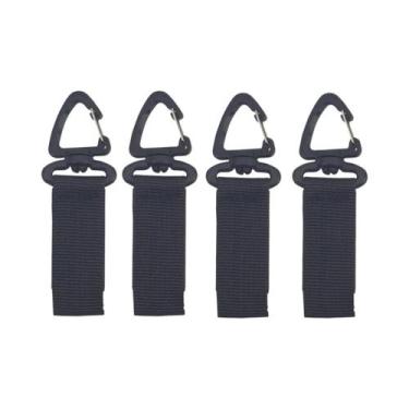 Imagem de Mosquetão De Nylon Giratório 360 graus Com Gancho Para Chaves, Fivela 