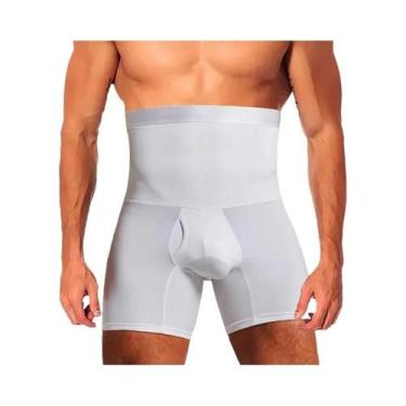 Imagem de Shorts Modeladores De Compressão Masculinos De Cintura Alta Com Contro