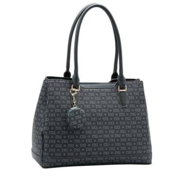 Imagem de Bolsa Feminina Chenson Monograma Elegance 3485405 Grande Com 3 Compart