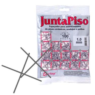Imagem de Kit 500 Espaçador Juntapiso 1mm Cortag