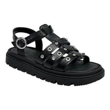 Imagem de Sandália Moleca Papete Dulce Maria 5504.115 Preto-Feminino