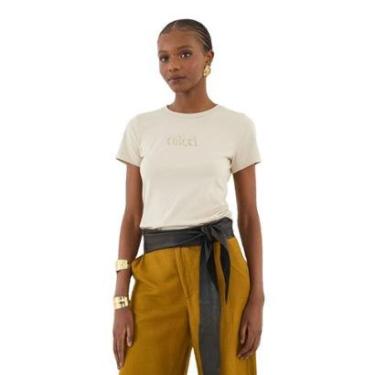 Imagem de Blusa Colcci Slim Com Estampa Em Logo-Feminino