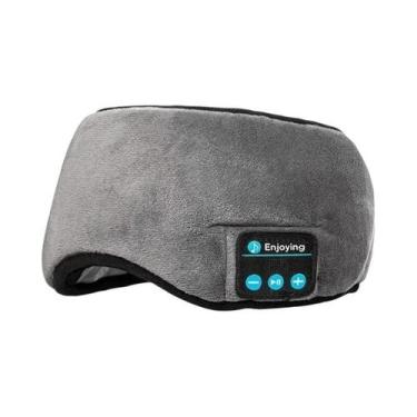 Imagem de Máscara De Olhos Bluetooth Para Dormir Confortável E Macia Com Fones D
