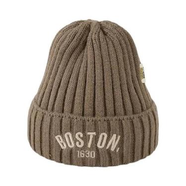 Imagem de Gorro De Tricô Quente De Inverno Para Meninas E Meninos, Boné Vintage 