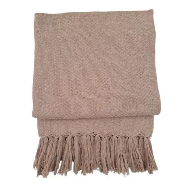 Imagem de Manta para sofa peseira para cama algodao trama escama diversas cores 
