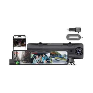 Imagem de Câmera De Painel Com Espelho Retrovisor De 10 Polegadas, 3 Câmeras, Wi