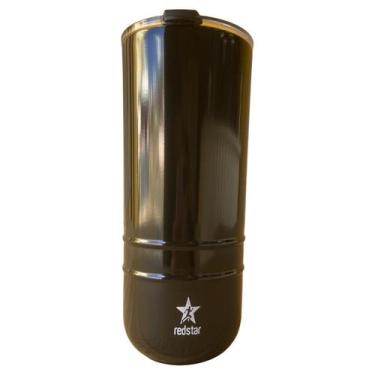 Imagem de Copo Térmico Alpes 600ml Fundo Emborrachado COR:PRETO - REDSTAR SPORT,